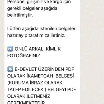 Alo 170 Kimlik Bilgilerim Alındı