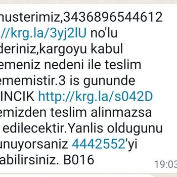 Aras Kargo Kurye Hizmeti Özensiz