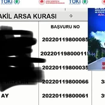 TOKİ Sakarya Arsa Çekilişi Habersizliği