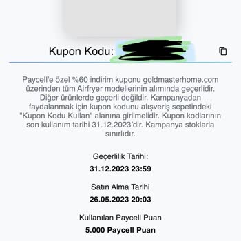 GoldMaster Home Paycell Puanlar Bir İşe Yarıyor Mu?