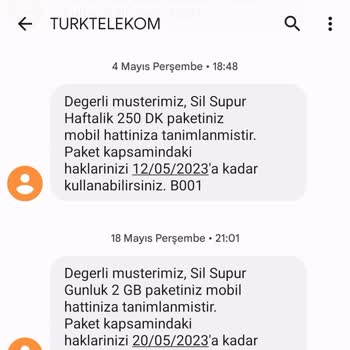 Türk Telekom Tüketiciye Hak Edilenin Verilmemesi