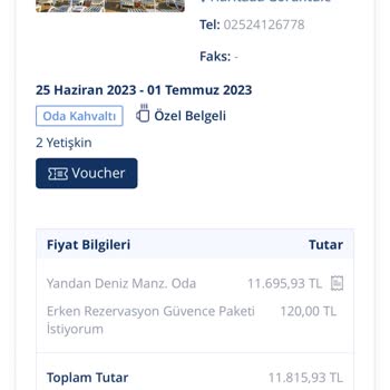 Aurasia Beach Hotel Tatilsepeti Rezervasyon Hatası