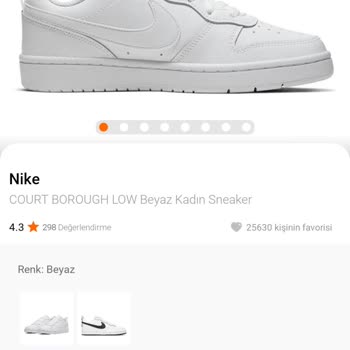 Nike İstenen Miktarda Ürün Bulunamamaktadır Uyarısı Veriyor