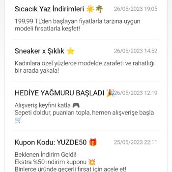 FLO Dan Yanıltıcı İndirim Bildirimi