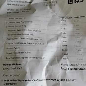 A101 Kapıda, Parası Alındığı Halde 18 Saattir Gelmeyen Eksik Ürünler