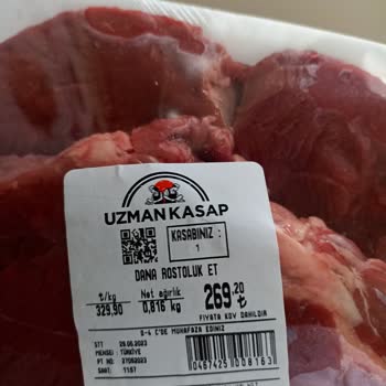 Migros Kasap Reyonu Açık Et Alımı