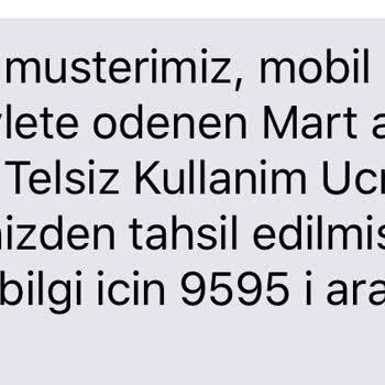 Bimcell Haksız Yere Ücret