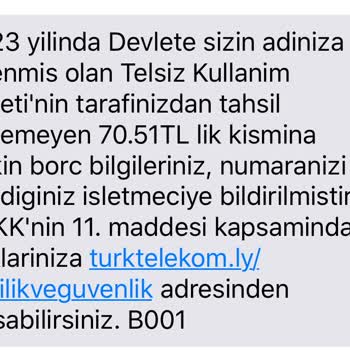 Bimcell Haksız Yere Ücret