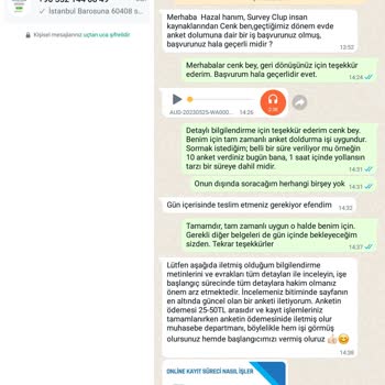 Survey Araştırma Anket İş Başvurularında Kişisel Bilgilerin Alınması/ Kullanılması