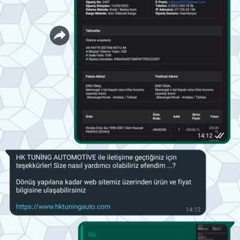 Hk Tuning Automotive Parasını Ödediğim Ürünü Teslim Etmediler!