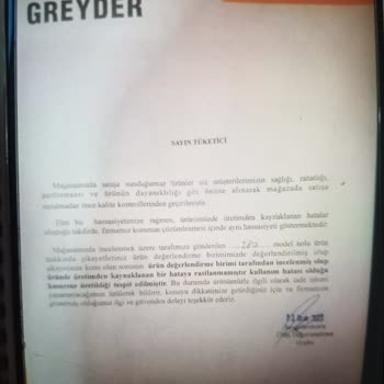 Greyder'den Aldığım Ayakkabının İç Kısmı 5 Ay Sonra Yırtıldı Ve Kullanıcı Hatası Denilerek Geri Gönderildi