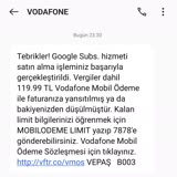 Vodafone Satın Alma Google Subs