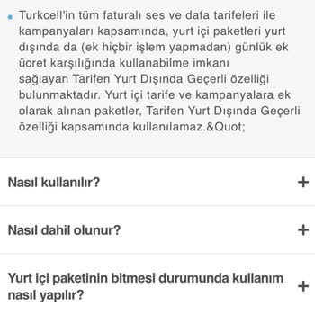 Turkcell "Tarifen Yurt Dışında Geçerli Avantaj" Tarifesi Yalan...