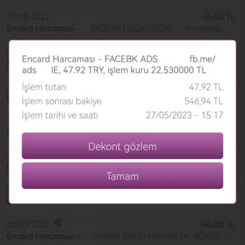 Facebook Ads İzinsiz Para Çekti