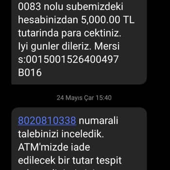 Akbank Çekilmiş Gözüken Parayı Vermiyor