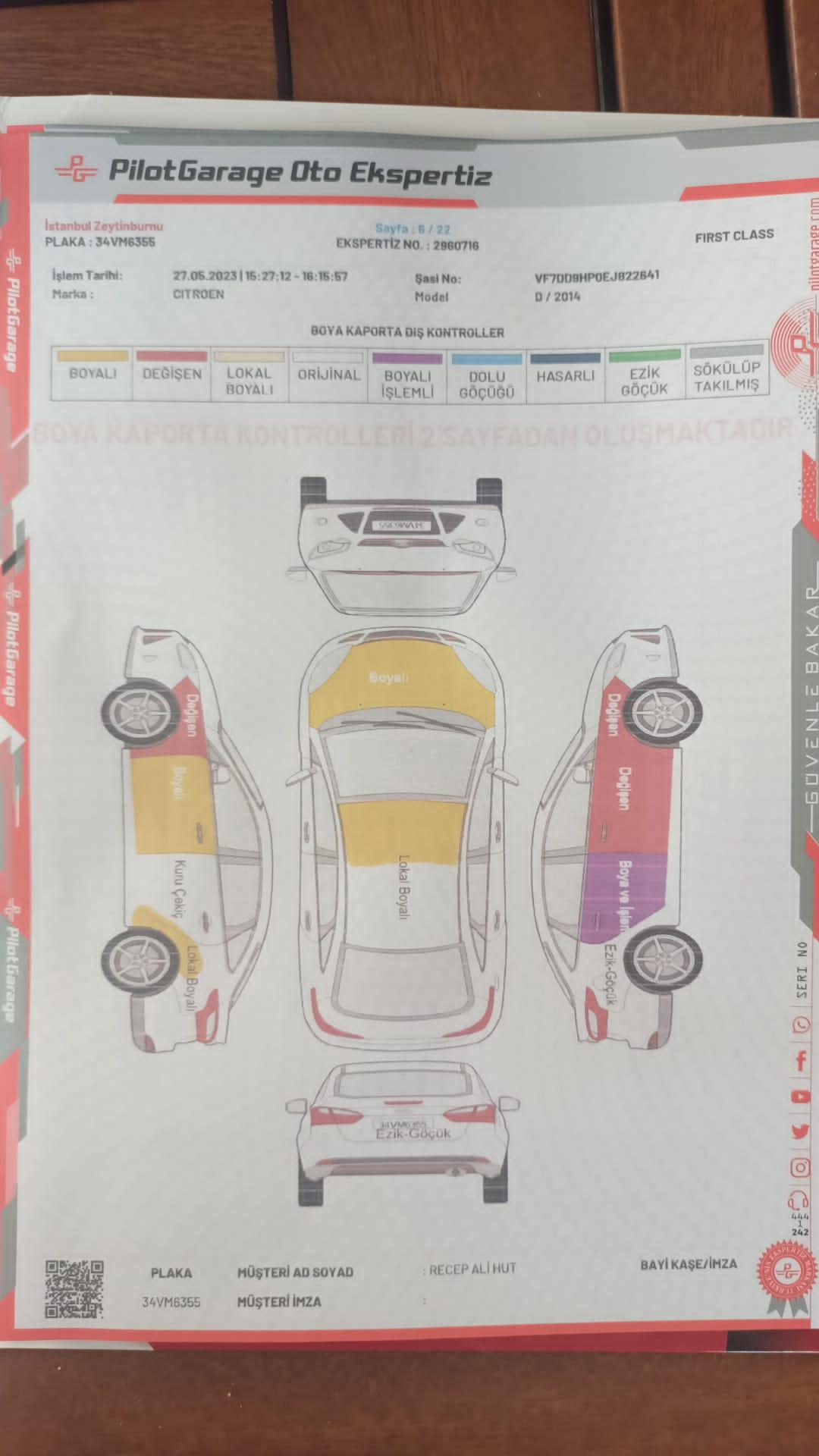 Pilot Garage Ekspertiz Kaporta Bölümü Şikayetvar