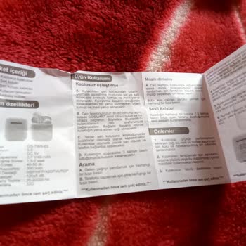 A101 Deki Gosmart Kablosuz Kulaklık 2 Hafta Geçmeden Bozuldu