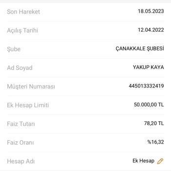 VakıfBank Ek Hesap Fazla Faiz