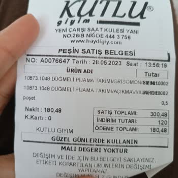 Haydigiy.com Ürün Değişimi Yapılmadı!