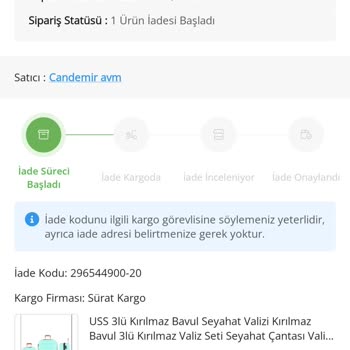Candemir AVM'de Para İadem Yapılmıyor