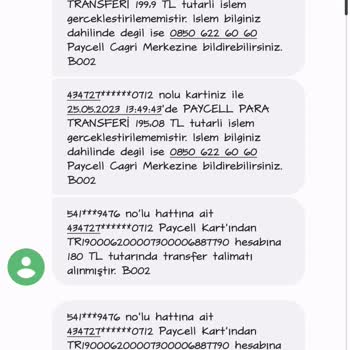 Turkcell Paycell Hesabımdan Para Gönderme Sorunu