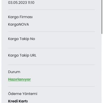 Franco Butik Ürünümün Uzun Süre Gelmemesi