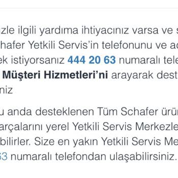 Schafer Blender Seti (1 Senelik) Yedek Parça Bulunamaması