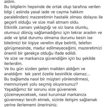 Passo'da Bilet İadesi Süreci