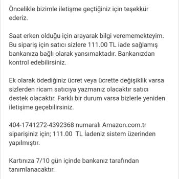 Amazon Ürün Ve Müşteri Hizmetleri