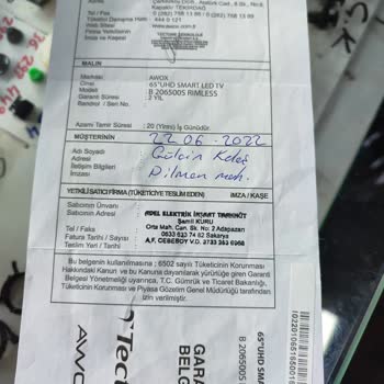 Awox Ürün Ve Servis Kalitesizliği