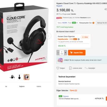 Hepsiburada Garanti Belgeli 3100 TL Ürüne Ödediğim 1300 TL İade Ediyor