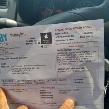iPhone Yeni Olan Telefonu Onarıma Almaları Ben Değişim İstiyorum!