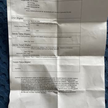 Karaca Züccaciye Karaca Sattığı Ürünün Yedek Parçasını Tedarik Edemiyor