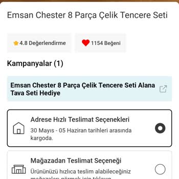 Karaca Züccaciye Aldığım Ürün Eksik Gönderildi