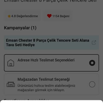 Karaca Züccaciye Aldığım Ürün Eksik Gönderildi
