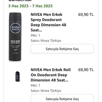 Nivea Türkiye Kullanılmış Ürün