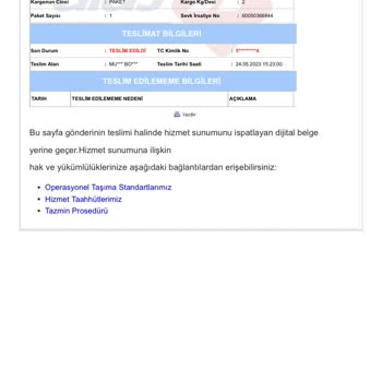 Oysho Giyim Alışverişimle İlgili Mağduriyetim