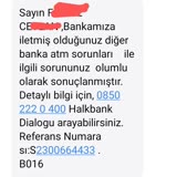 Halkbank Ortak ATM Olan VakıfBank'ın Eksik Para Vermesi