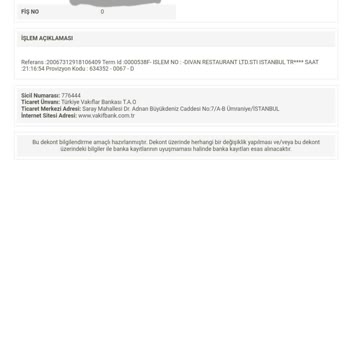 Hak Evrensel Hatay Sofrası Hesabı Farklı Pos Cihazından İki Defa Çekip Geri Ödeme Yapılmadı