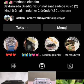 Vega_saat (Instagram) Instagram Vega_saat Yanlış Ürün Gönderiyor.!