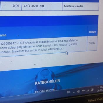 Kanuni Motosiklet Akü Garantiye Girmiyor Cevabı