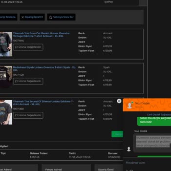 Touz Moda Ürünümün Kargoya Verilmemesi