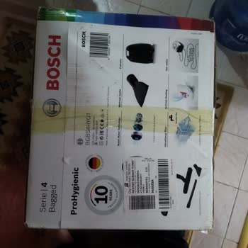 Bosch Sıfır Ürün Sipariş Verdik 2021 Tarihli Eski Koli İle Süpürge Geldi