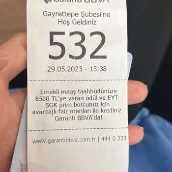Garanti BBVA Gayrettepe Şubesi Müşteri İlişkileri Sorumsuzluğu