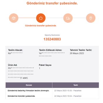 Pazarama Telim Edilmeyen Kargo, Teslim Edildi Denilmekte