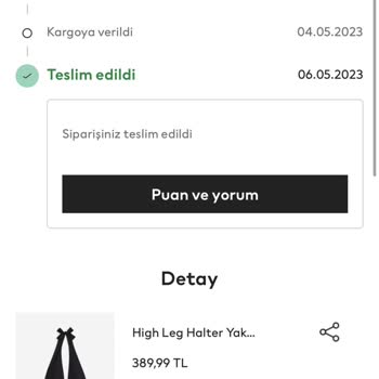 H&M Yanlış Ürün Gönderimi