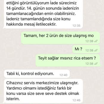 Dyson İade Edilmeyen Param