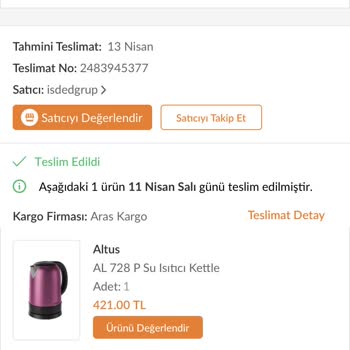Hayal Kırıklığı Altus Kettle