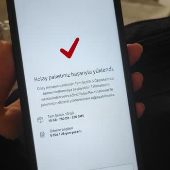Vodafone Kolay Paket Sorunu