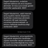 Türk Telekom Alt Yapısından Kaynaklı Oluşan Sorun